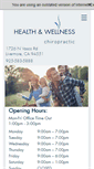Mobile Screenshot of healthandwellnesschiro.com